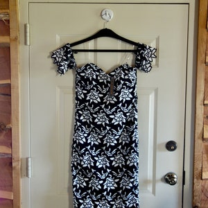 Gianni bini black and white dress top
