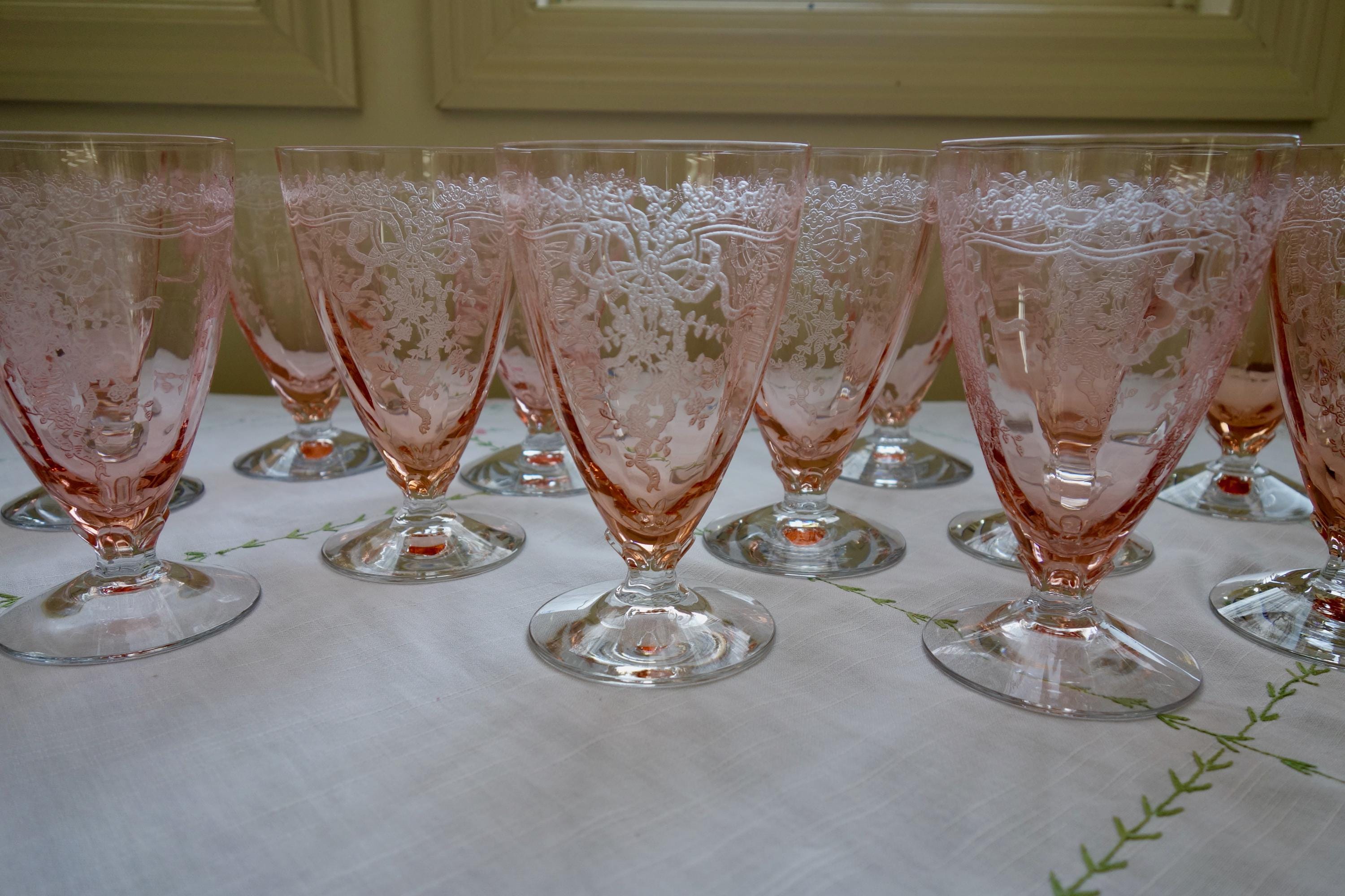 Fostoria june pink - Etsy 日本