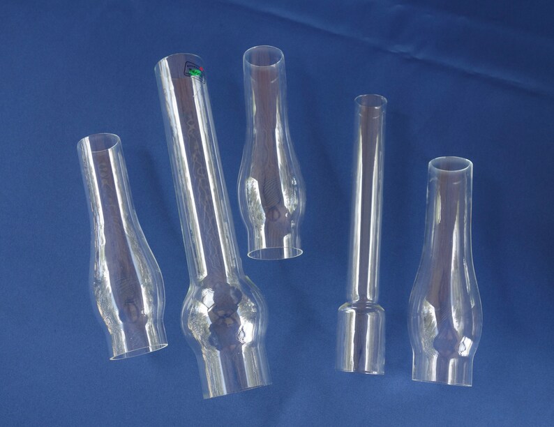 Vintage Hurricane Chimney Replacement Glass Tall 10 1/4 Etsy