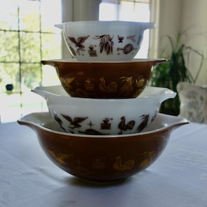 Pyrex Early American Set - Etsy