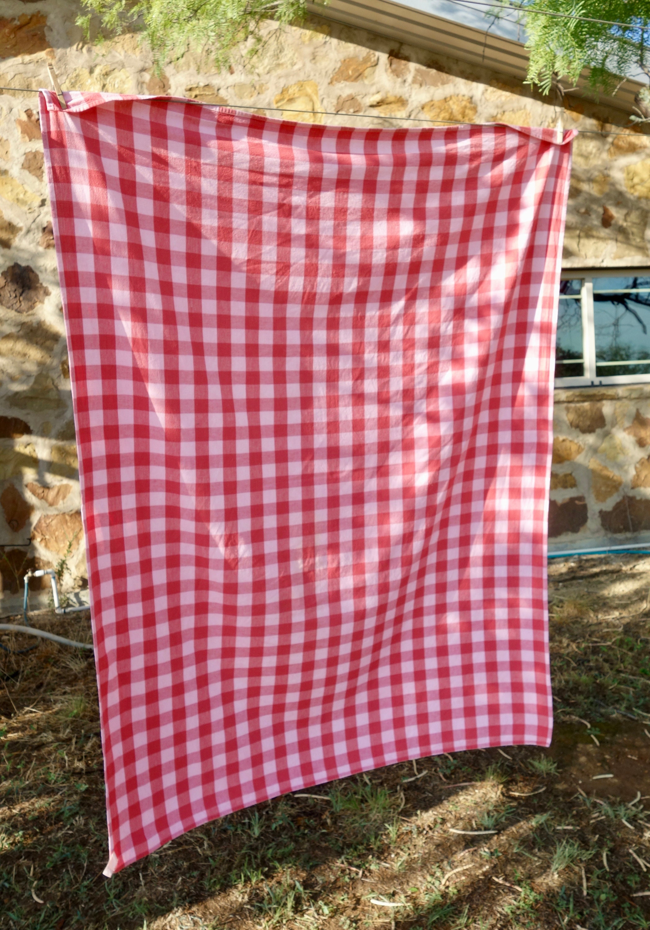 Tovaglia da picnic vintage a quadri rossi e bianchi 50 x 66 disponibile in  due abbinamenti -  Italia