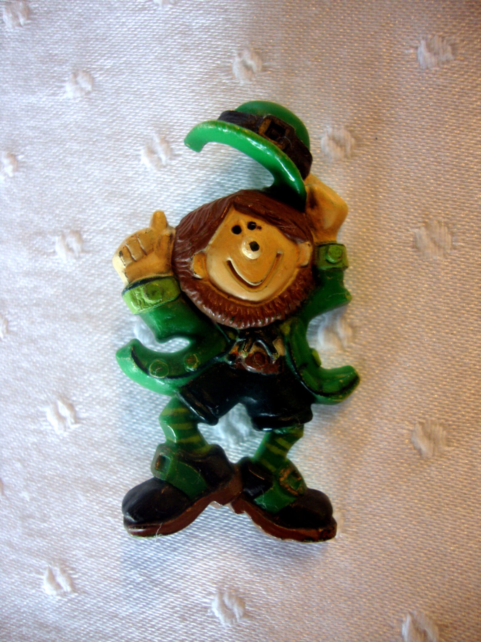 Vintage lucky leprechaun pin Hallmark brooch St. Patricks | Etsy