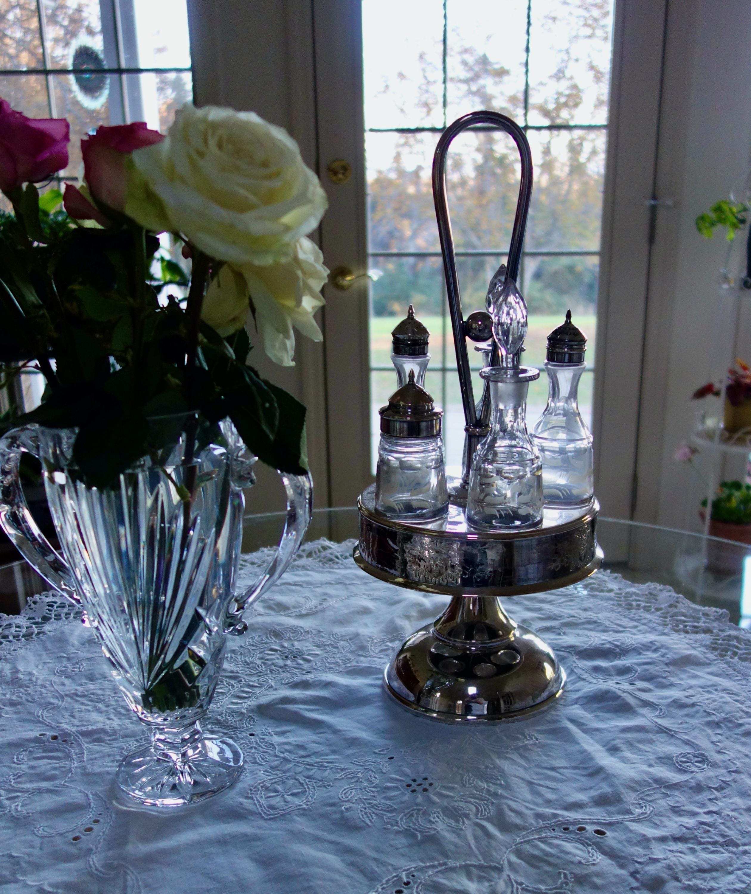 Antique Condiment Set - Etsy UK