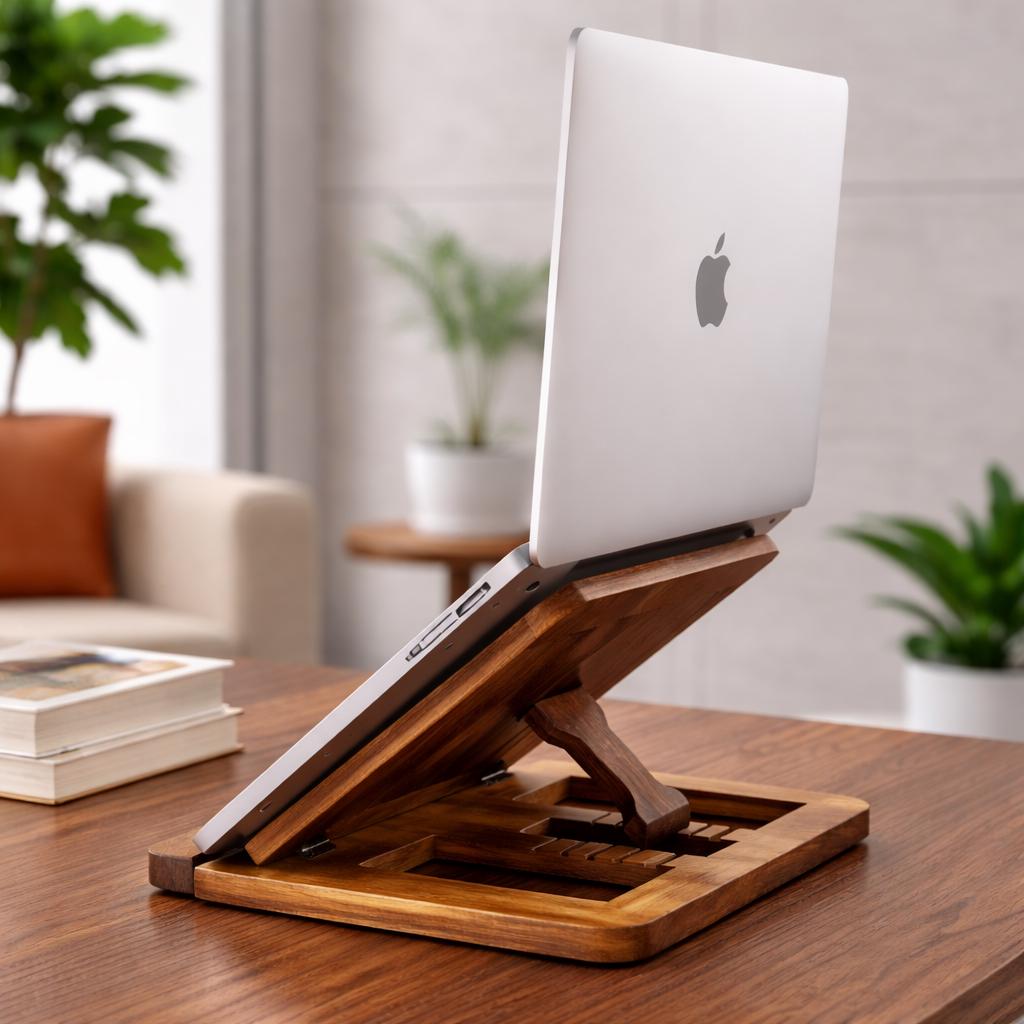 Bamboo laptop stand - Etsy.de