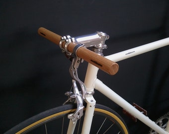 oak wood bicycle handlebar