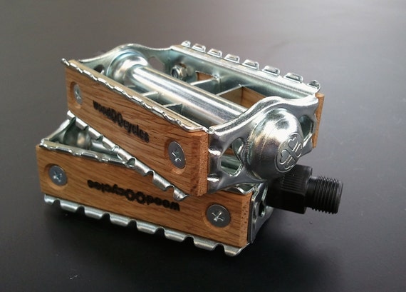 wood bicycle pedals