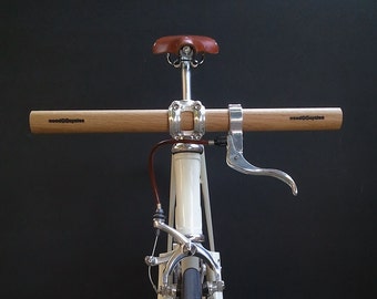 Oak Wood Bicycle Handlebar Etsy