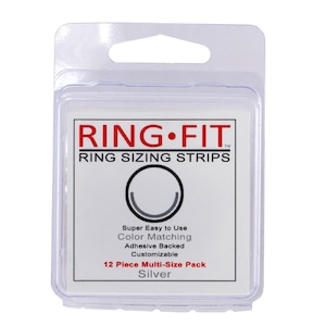 Ring fit Ring Sizing Strips for WIDE Rings wider Than 3mm Etsy UK