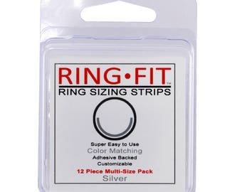 Ring-Fit Ring Sizing Strips for WIDE Rings (wider than 3mm)