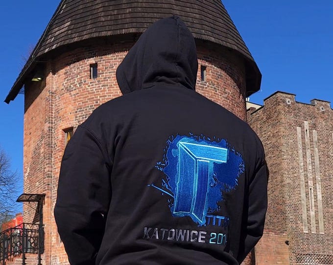 Full big embroidery Titan (Holo) | Katowice 2014 Hoodie - FPS CS2 Gamer Slang Graphic Hoodie | Streetwear Gaming Sweatshirt | Unisex