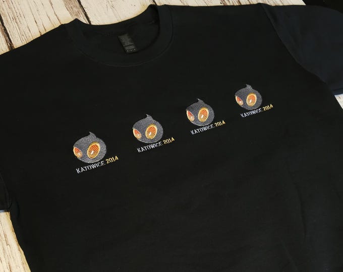 Full embroidery 4x Team Dignitas (Holo) | Katowice 2014 Oversize Tshirt Hoodie - FPS CSGO CS2 Gamer Slang Graphic Hoodie | Streetwear Gaming