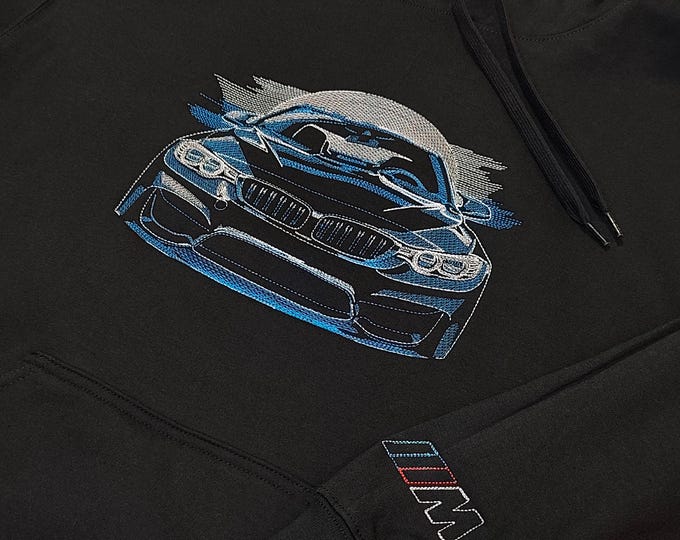 Full Embroidery hoodie | ALPINE | BMW M POWER |