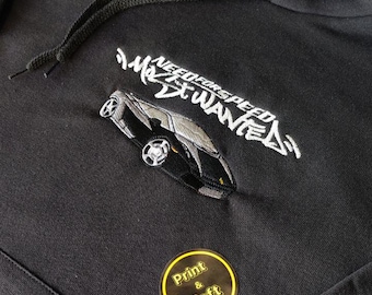 Need For Speed Most Wanted Embroidery hoodie | NFS MW | Gallardo |