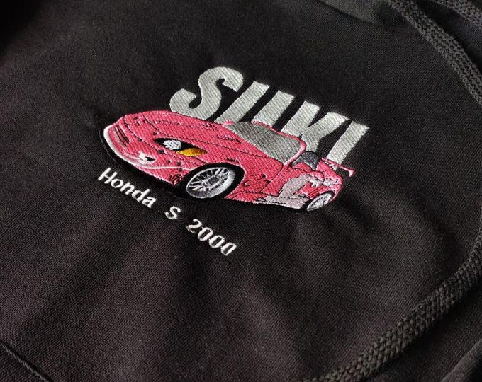 Fast and The Furious Cars Embroidery hoodie | FF | Nissan Skyline | Bullet | female dogs | Honda s2000