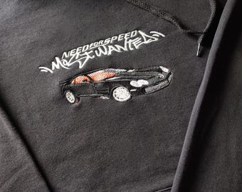 Need For Speed Most Wanted Embroidery hoodie | NFS MW | Mercedes SLR | amg |
