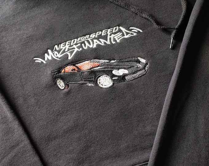 Need For Speed Most Wanted Embroidery hoodie | NFS MW | Mercedes SLR | amg |