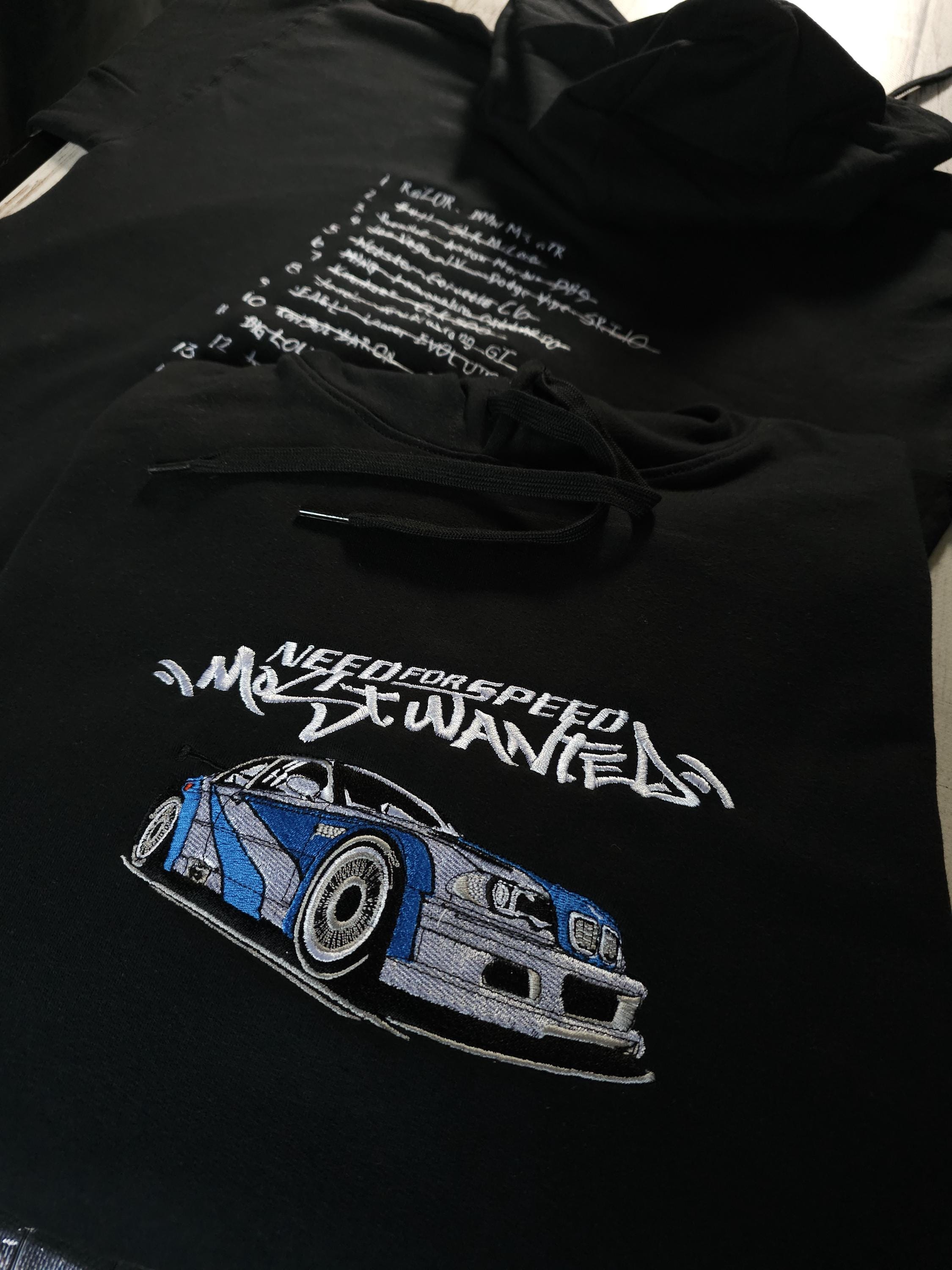 Need for Speed Most Wanted Embroidery Hoodie | NFS MW | BMW E46
