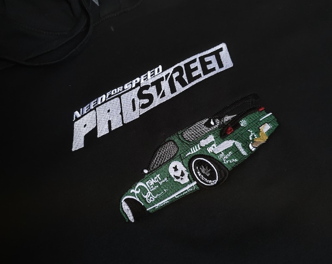 Need For Speed ProStreet Embroidery hoodie | NFS CARBON | Mazda RX-7 |