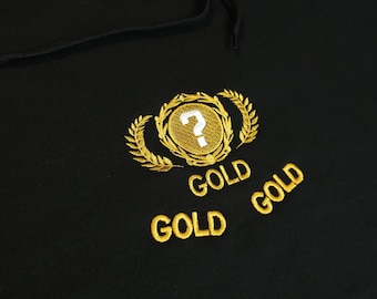 Full embroidery | Unknown rank Hoodie - FPS CS2 Gamer Slang Graphic Hoodie | Streetwear Gaming Sweatshirt | Unisex