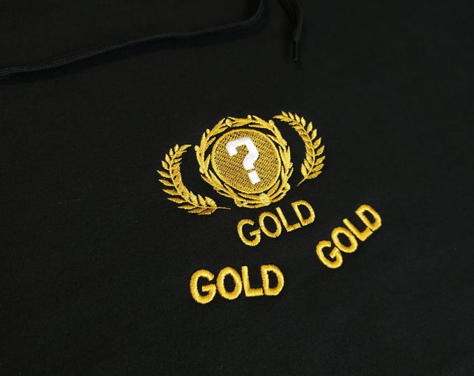 Full embroidery | Unknown rank Hoodie - FPS CS2 Gamer Slang Graphic Hoodie | Streetwear Gaming Sweatshirt | Unisex