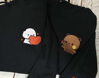 Bubu and Dudu character Embroidery hoodie | BubuDudu |