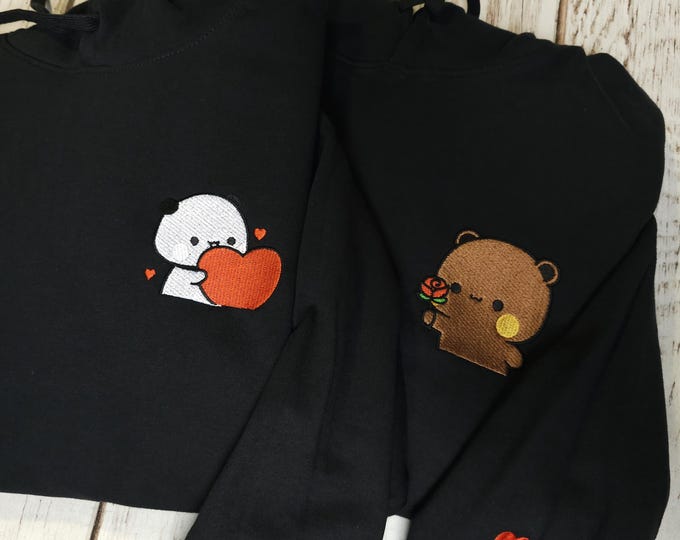 Bubu and Dudu character Embroidery hoodie | BubuDudu |