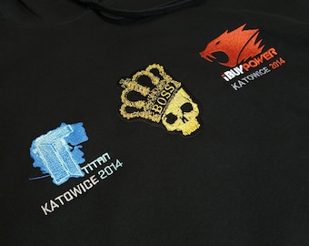 Full embroidery Hoodie x Titan Holo | iBUYPOWER Holo | Crown Foil - FPS CS2 Gamer Slang Graphic Hoodie | Streetwear Gaming Sweatshirt |