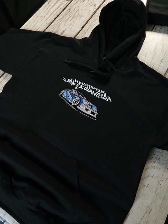 Need for Speed Most Wanted Embroidery Hoodie | NFS MW | BMW E46