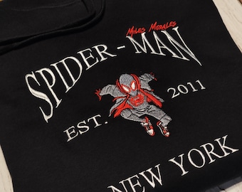 Spiderman Embroidery hoodie | AVENGERS | Peter Parker | Miles Morales | Gwen | Venom