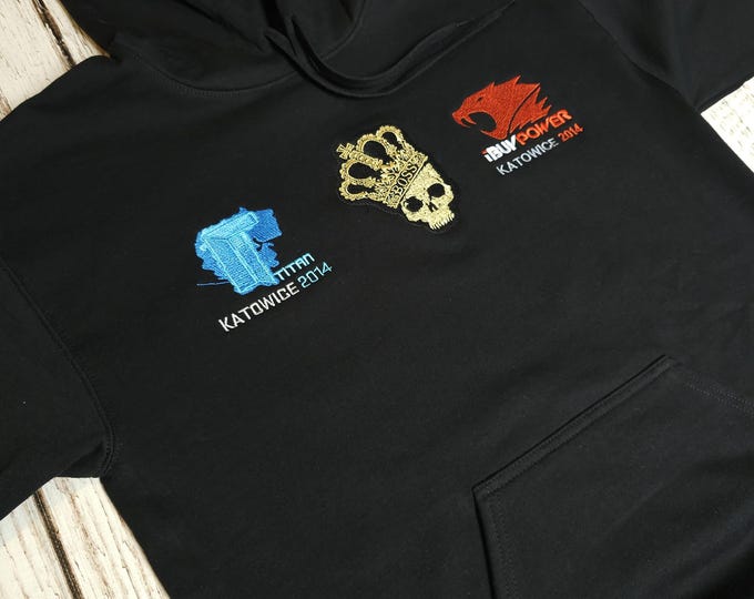 Full embroidery Hoodie x Titan Holo | iBUYPOWER Holo | Crown Foil - FPS CS2 Gamer Slang Graphic Hoodie | Streetwear Gaming Sweatshirt |