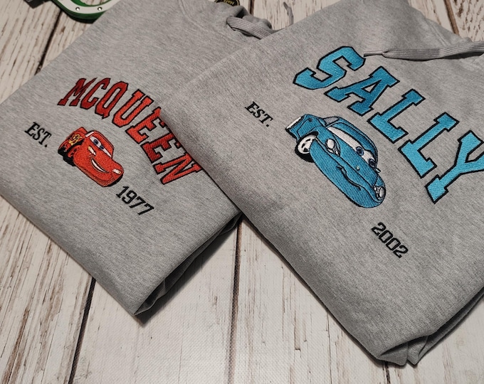 Cars Sally McQueen Embroidery hoodie | Sally | McQueen |