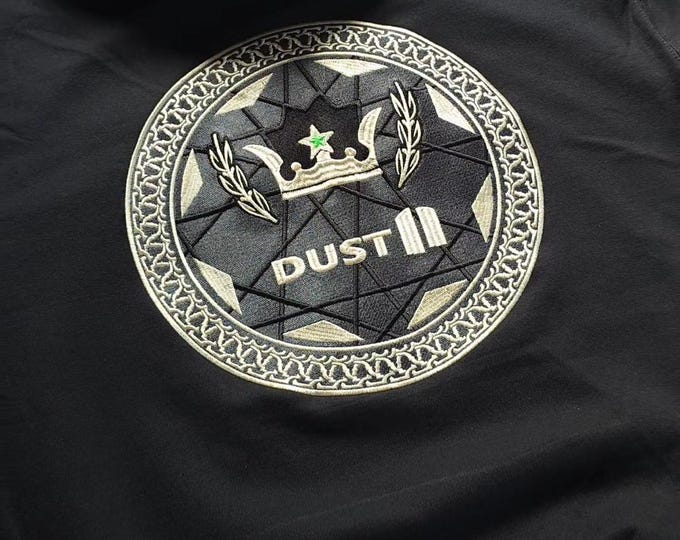 Full embroidery Dust 2 Hoodie - FPS CS2 Gamer Slang Graphic Hoodie | Streetwear Gaming Sweatshirt | Unisex