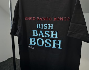 Full big embroidery Bish Bash Bosh T-shirt, Hoodie - FPS CS2 Gamer Slang Graphic Hoodie | Streetwear Gaming Sweatshirt | Unisex