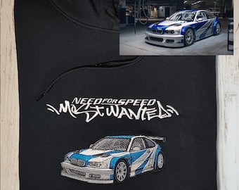 Need For Speed Most Wanted Embroidery hoodie | NFS MW |
