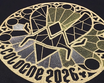 Full big embroidery Vitality (Gold) | Cologne 2026 Hoodie - FPS CS2 Gamer Slang Graphic Hoodie | Streetwear Gaming Sweatshirt | Unisex