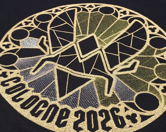 Full big embroidery Vitality (Gold) | Cologne 2026 Hoodie - FPS CS2 Gamer Slang Graphic Hoodie | Streetwear Gaming Sweatshirt | Unisex