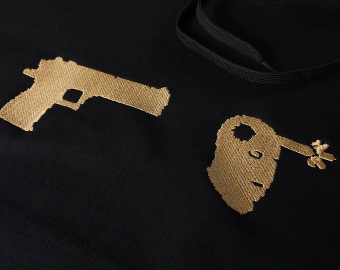 Full embroidery Headshot hoodie Hoodie - FPS CS2 Gamer Slang Graphic Hoodie | Streetwear Gaming Sweatshirt | Unisex