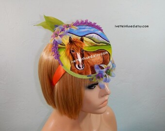 Horse Fascinator - Etsy