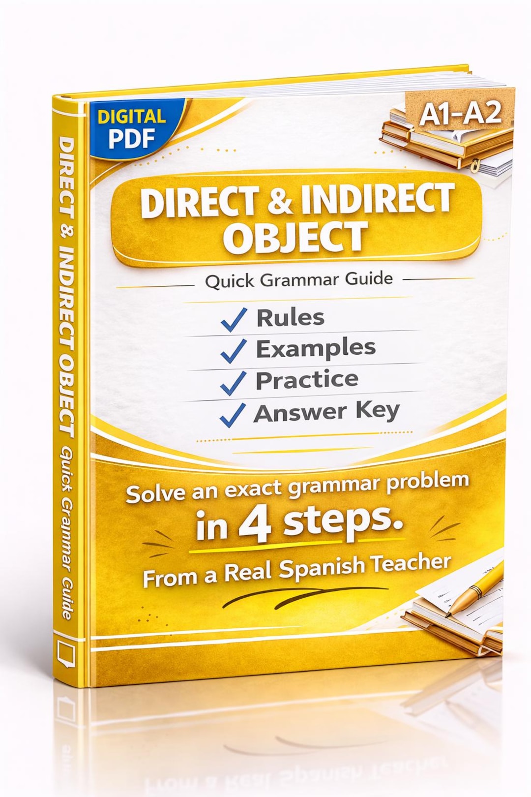 Spanish Object Pronouns Workbook PDF – Direct & Indirect Objects A1-A2 ...