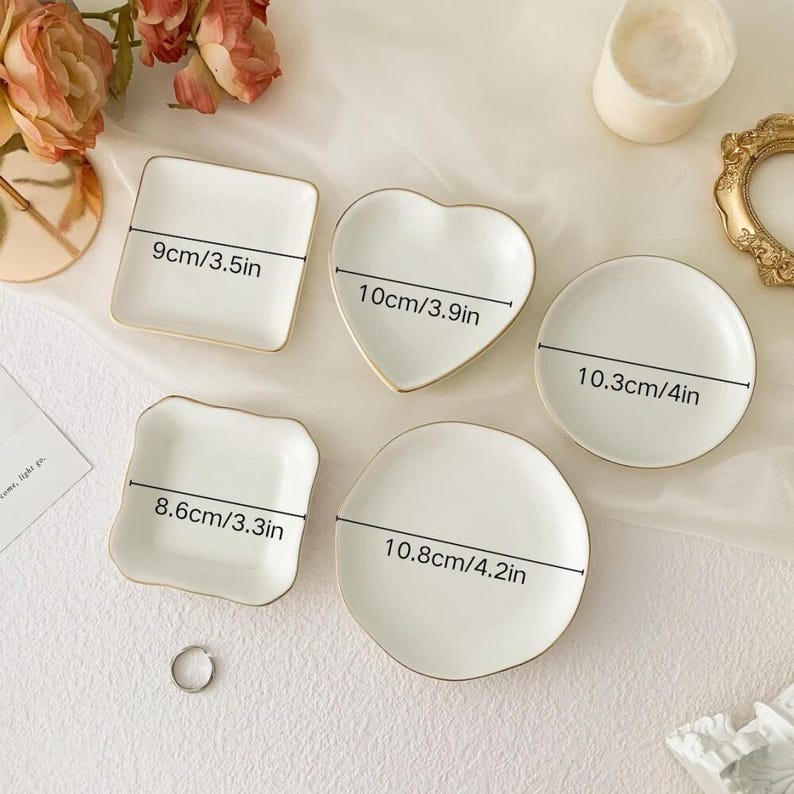 Ceramic Ring Dish, Christian Bible Verse Decor, Faith Gift, Religious Keepsake Plate image 2