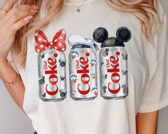 Coquette Bow Diet Coke Disney Inspired Shirt | Disney Vacation Tee | Magic Kingdom Outfit