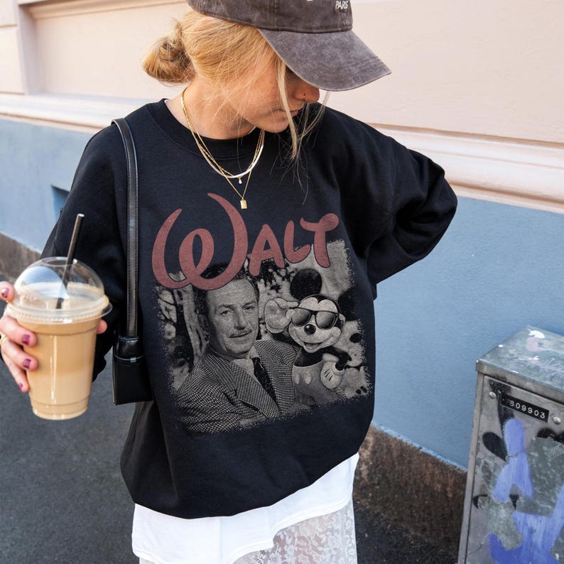 Comfort Colors Vintage Walt Disney Shirt, Happiest Place On Earth, Disney Fan Gifts, Disneyland Shirt, Disney Mens Shirt, Magic Kingdom Tee image 7