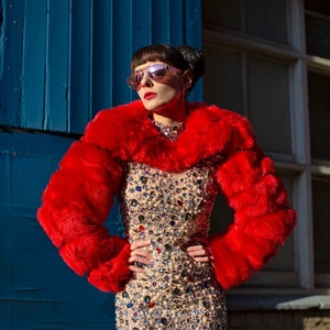 Red herring camel borg teddy coat deals