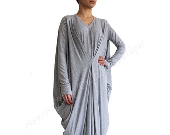 SALE Lockere Passform Maxikleid, Chartreuse Langarm Maxikleid, plus Größe Kaftan / Plus Größe Maxikleid / Kaftan Oversized Kleid SUNDAY FALL