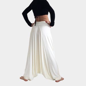 ALADDIN drop crotch pants/ yoga pants plus size/ harem jumpsuit/ boho oversize yoga pants/ low crotch thai pants