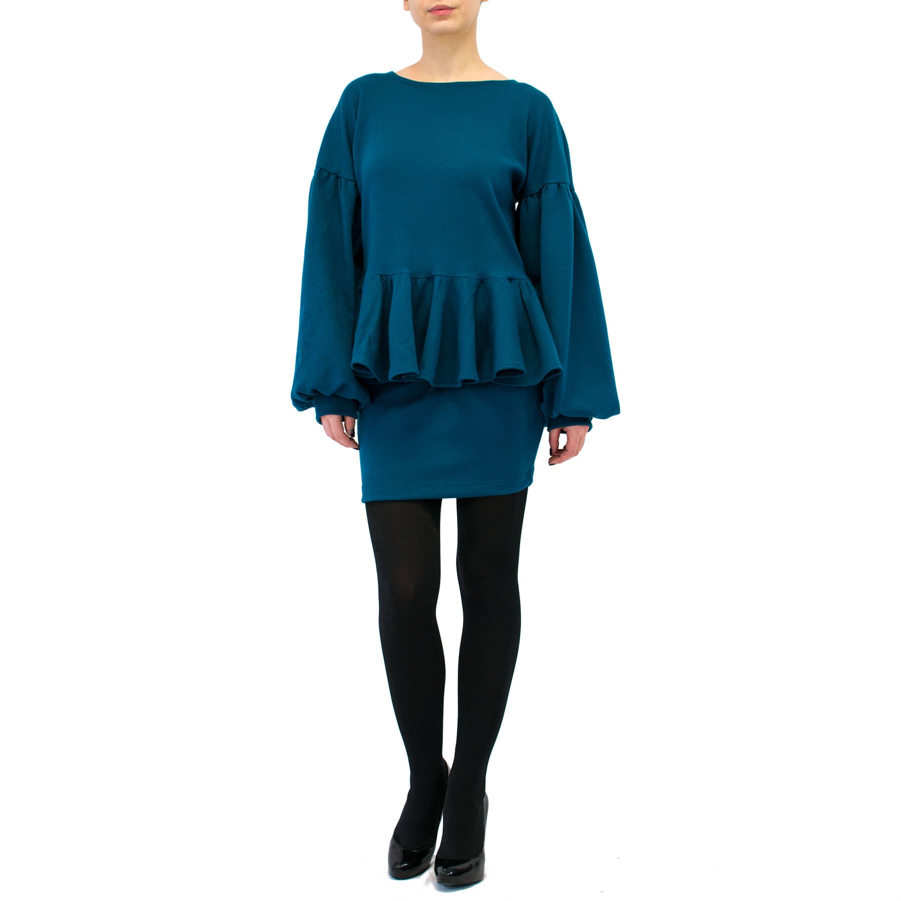 SALE Bodycon mini skirt women, high waisted pencil mini skirt, knit tight short skirt for fall PM