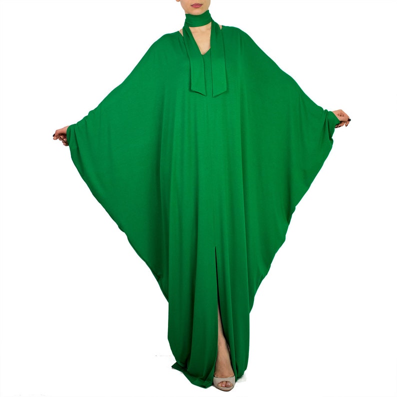 Women Maxi Dress/ Plus Size Maxi Dress/ Women Kaftan/ Green - Etsy