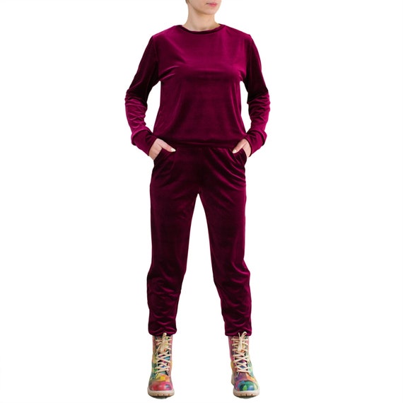 VELVET LOUNGE Pants Women Etsy UK