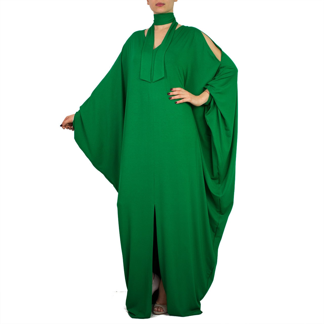 Women Maxi Dress/ Plus Size Maxi Dress/ Women Kaftan/ Green | Etsy