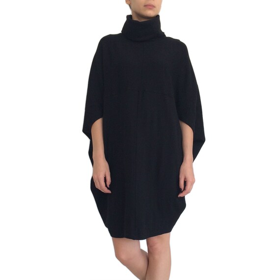 Oversize Sweater Dress/ Black Sweater 